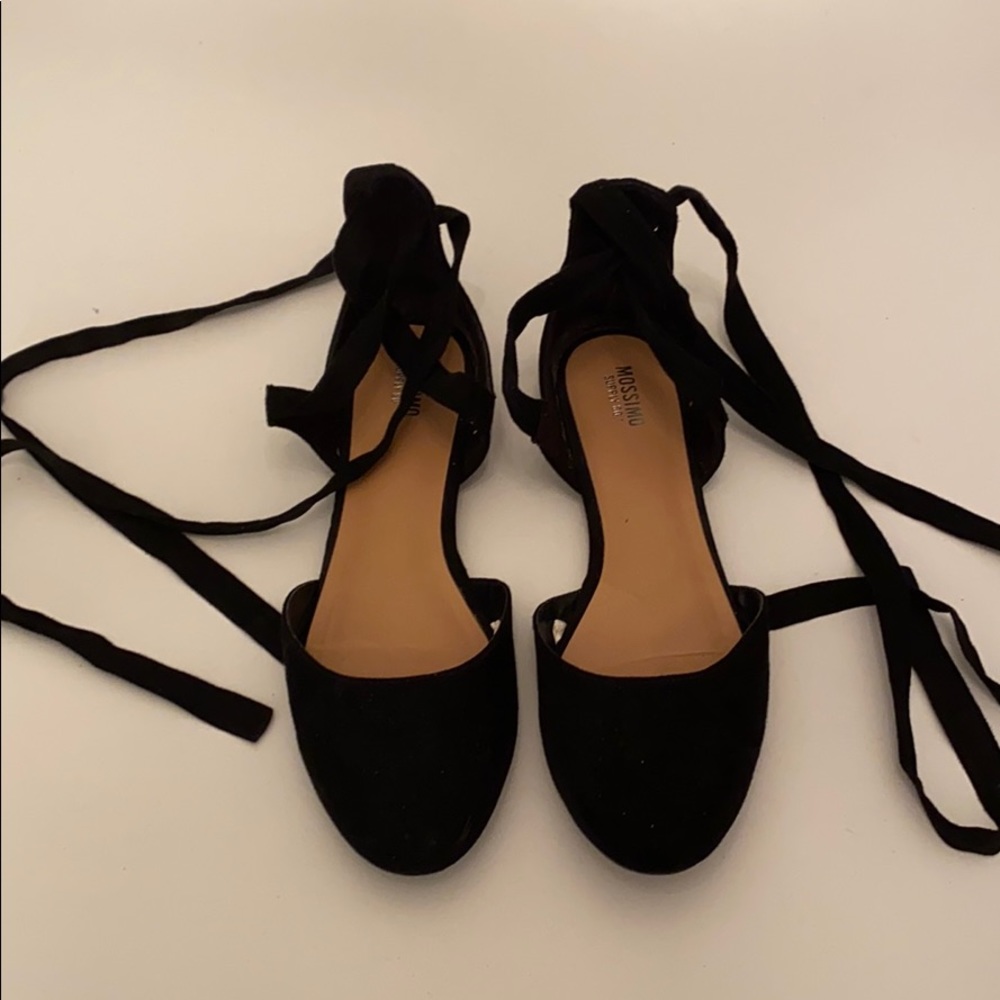 Mossimo ankle wrap ballet slippers